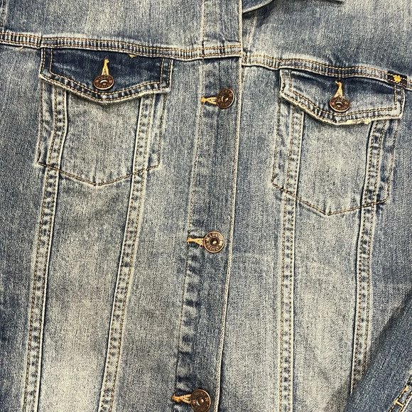 [XL]Lucky Brand WMN Classic Blue Denim Jacket - Picture 3 of 9